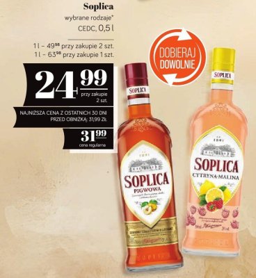 Soplica wybrane rodzaje 0,5l promocja w POLOmarket