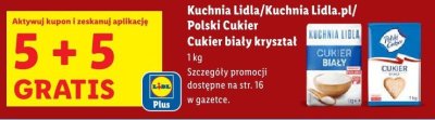 Cukier biały kryształowy Kuchnia Lidla/Kuchnia Lidla.pl/Polski Cukier promocja w Lidl