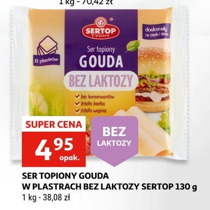 Ser gouda bez laktozy Sertop tychy promocja w POLOmarket
