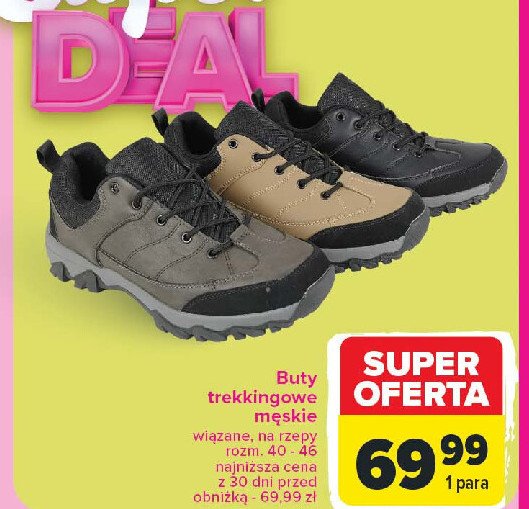 Buty trekkingowe męskie 40-46 promocja