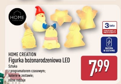 Figurka bożonarodzeniowa LED HOME CREATION promocja w Aldi