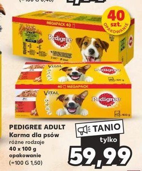 Karma dla psa adult mix smaków Pedigree promocja