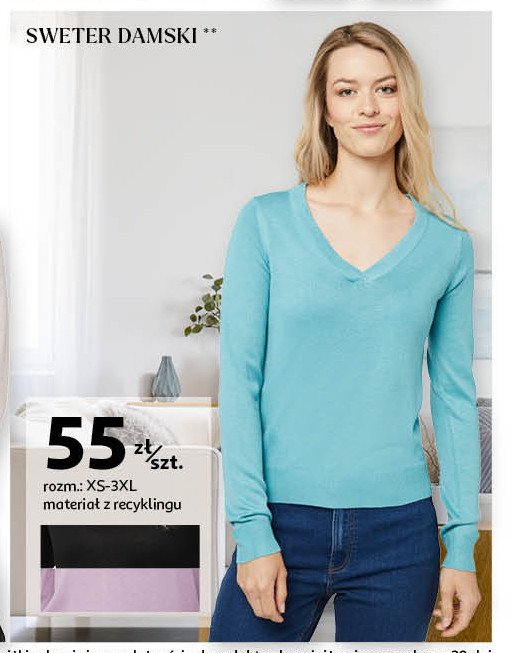 Sweter damski xs-3xl Auchan inextenso promocja