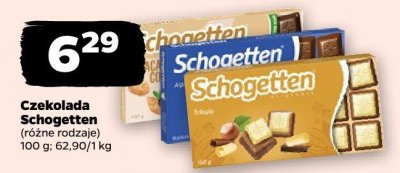 Czekolada, różne rodzaje promocja w Netto