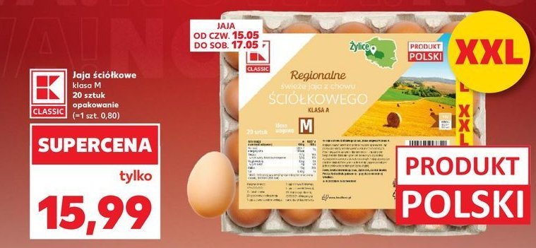 Jaja 艣ci贸艂kowe kl. m K-classic promocja