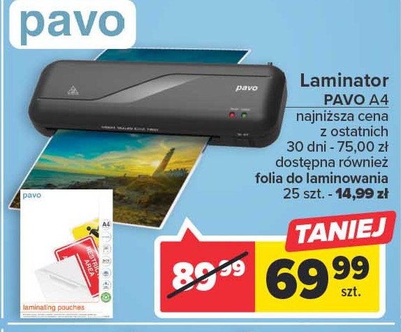 Laminator a4 Lavo promocja