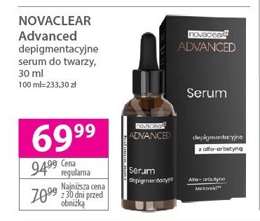 Serum depigmentujące Novaclear advanced promocja