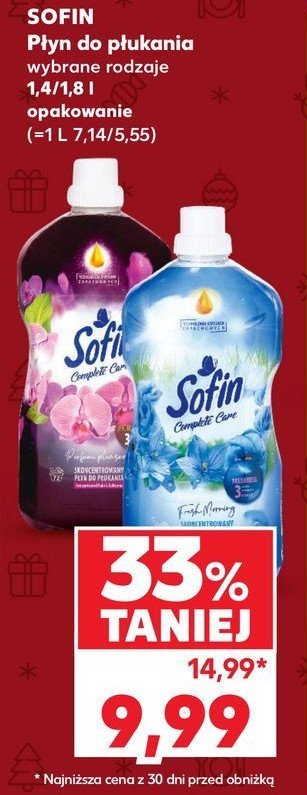 Koncentrat do p艂ukania perfum pleasure SOFIN COMPLETE CARE promocja