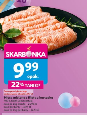 Mi臋so mielone z fileta z kurczaka Auchan promocja