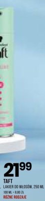 Lakier do włosów TAFT różne rodzaje promocja w Drogerie Natura