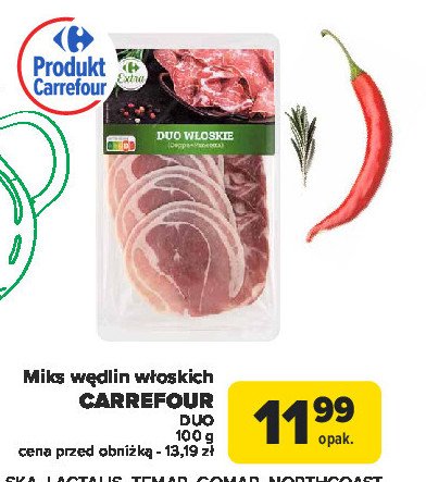 Duo włoskie Carrefour extra promocja