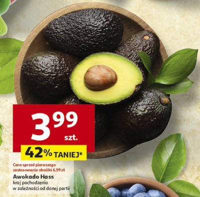 Awokado hass Świeże jesz promocja w Auchan