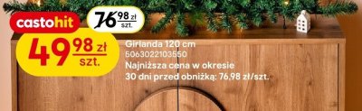 Girlanda 120 cm promocja w Castorama