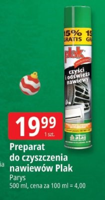 Preparat do czyszczenia nawiewów Plak promocja w Leclerc