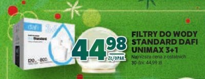 Filtry do wody Standard Dafi Unimax 3+1 promocja w Stokrotka