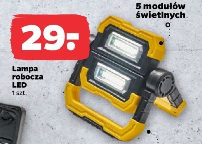Lampa robocza LED promocja w Netto