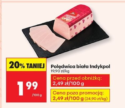 Polędwica Polędwica biała Indykpol promocja w Biedronka