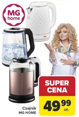 Czajnik elektryczny, różne rodzaje MG Home promocja w Carrefour