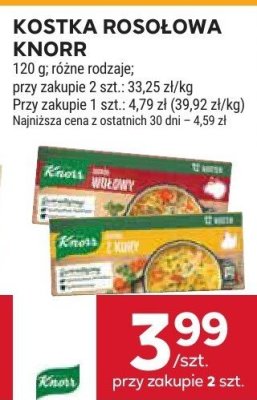 Kostka rosołowa różne rodzaje promocja w Stokrotka