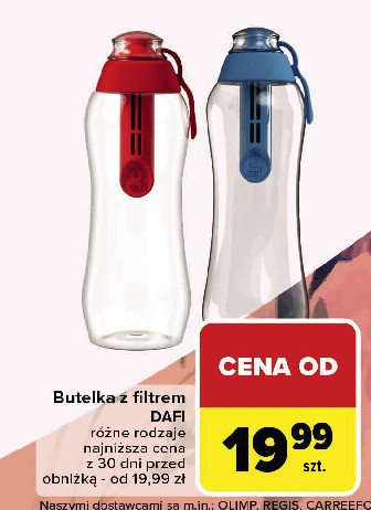 Butelka filtrująca wodę Dafi promocja w Carrefour Market