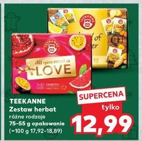 Herbata love collection Teekanne love promocja w Kaufland