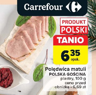 Polędwica wieprzowa matuli Polska gościna promocja w Carrefour