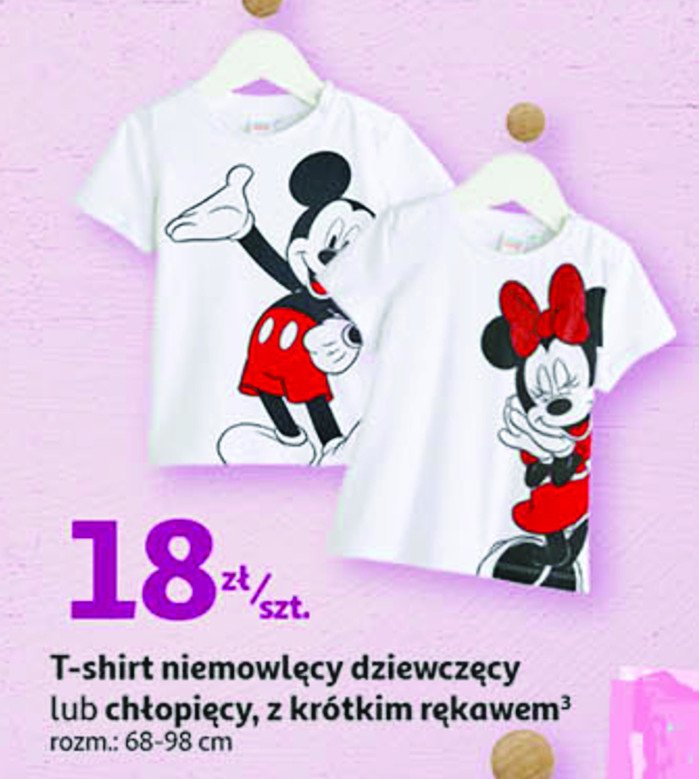 T-shirt niemowlęcy 68-98 cm mickey mouse promocja