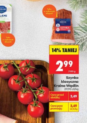 Salami Kraina Wędlin Nature promocja w Biedronka