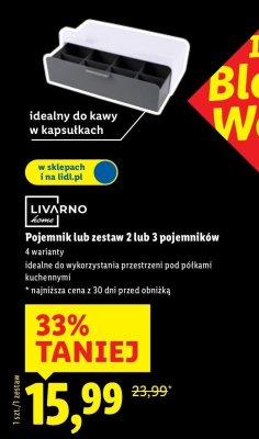 Zestaw 2 / 3 pojemników  promocja w Lidl