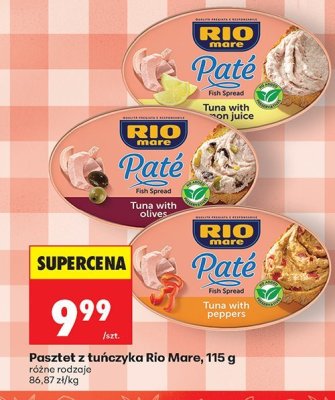 Pasztet z tuńczyka, 115 g różne rodzaje promocja w Biedronka