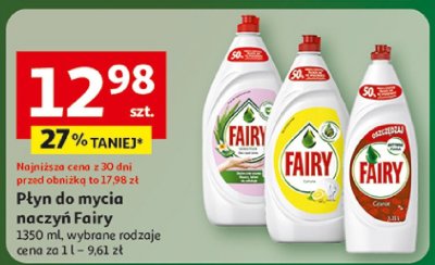 Płyn do mycia naczyń Fairy 1350 ml, wybrane rodzaje promocja w Auchan