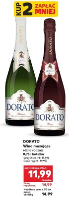 Wino musujące Rosso promocja w Kaufland