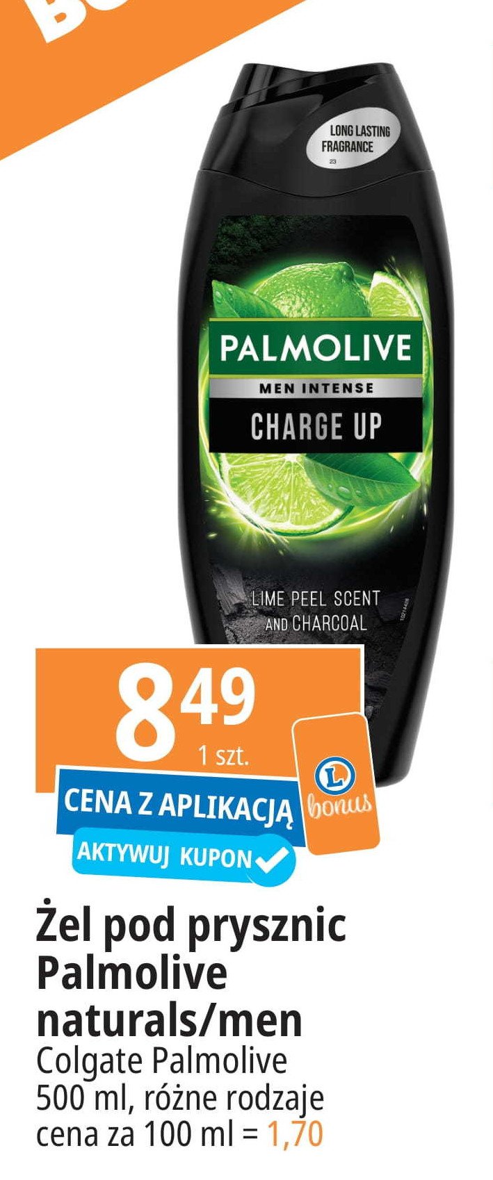 Żel pod prysznic charge up promocja w Leclerc