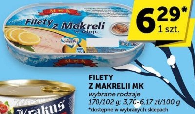 Filety z makreli MK promocja w Groszek