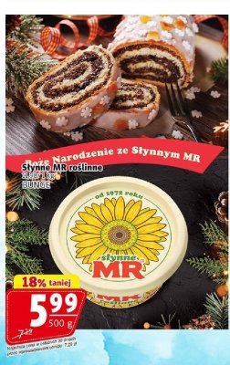Słynna margaryna MR roślinne BUNGE 500g promocja w Prim Market