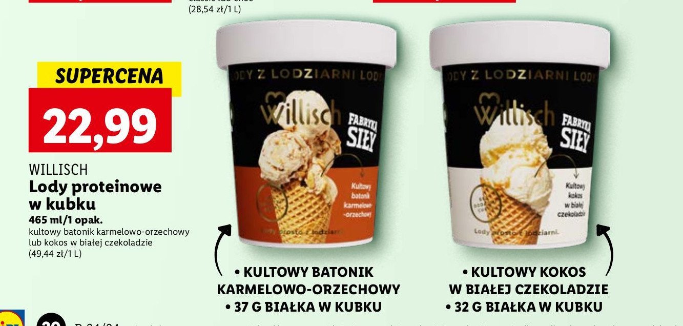 Lody kokos w białej czekoladzie Willisch promocja