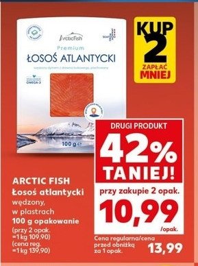 Łosoś atlantycki wędzony na zimno Arctic fish promocja
