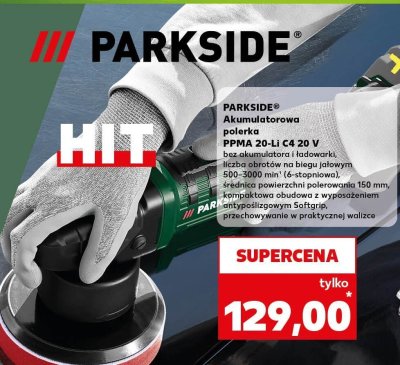 Polerka akumulatorowa PPMA 20-Li C4 20 V promocja w Kaufland