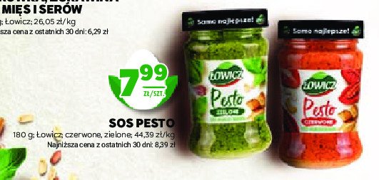 Pesto zielone Łowicz promocja w Stokrotka
