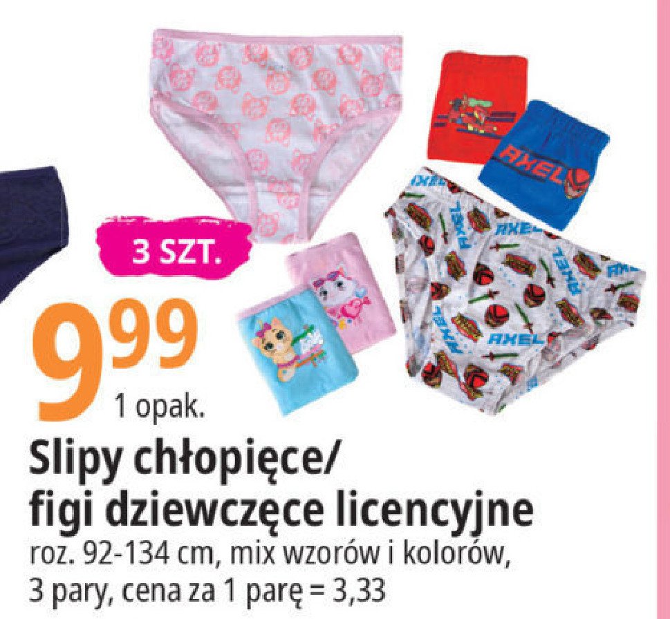 Figi dziewcz臋ce 92-134 cm promocja