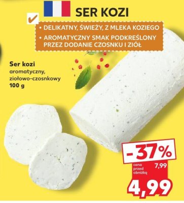 Ser kozi aromatyczny, ziołowo-czosnkowy Kaufland promocja w Kaufland