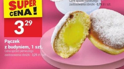 Pączek z budyniem, 1 szt. promocja w Twój Market