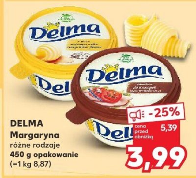 Margaryna różne rodzaje promocja w Kaufland