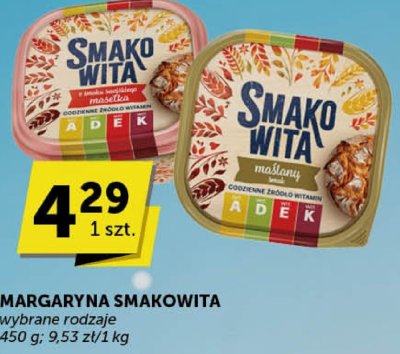Margaryna Smakowita wyborne rodzaje promocja w Groszek