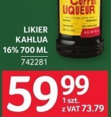 Likier Kahlua 16% 700 ml promocja w Selgros