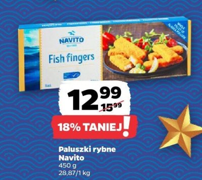 Paluszki rybne Navito promocja w Netto