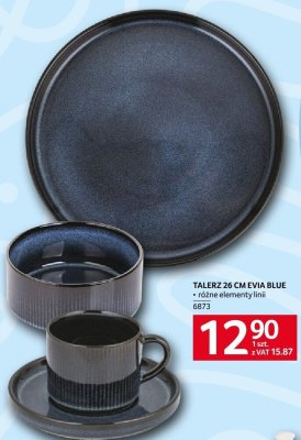 Talerz 26 cm Evia Blue 6873 promocja w Selgros
