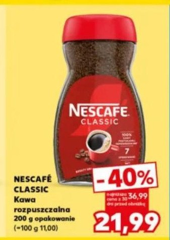 Kawa Nescafe classic promocja w Kaufland