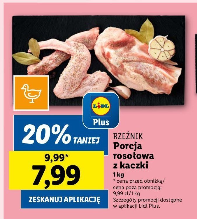 Porcja rosołowa z kaczki Rzeźnik codzienna dostawa promocja