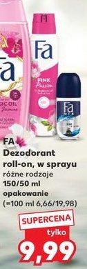 Dezodorant sporty fresh Fa men sport promocja w Kaufland